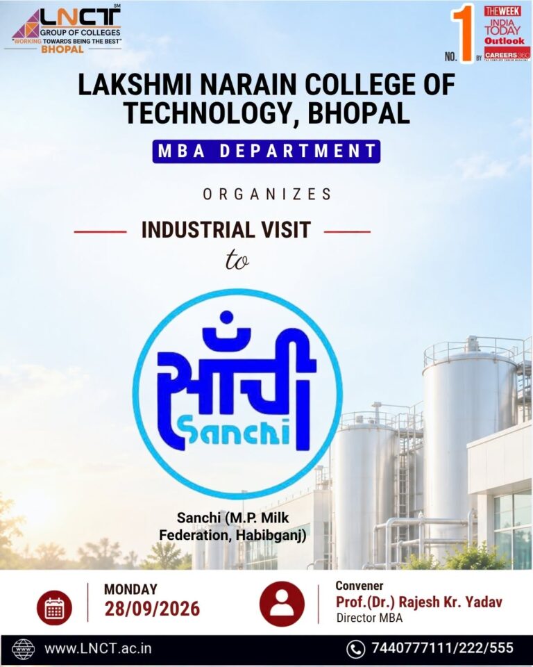 MBA Department Organizes Industrial Visit to Sanchi (M.P. Milk Federation, Bhopal) 1