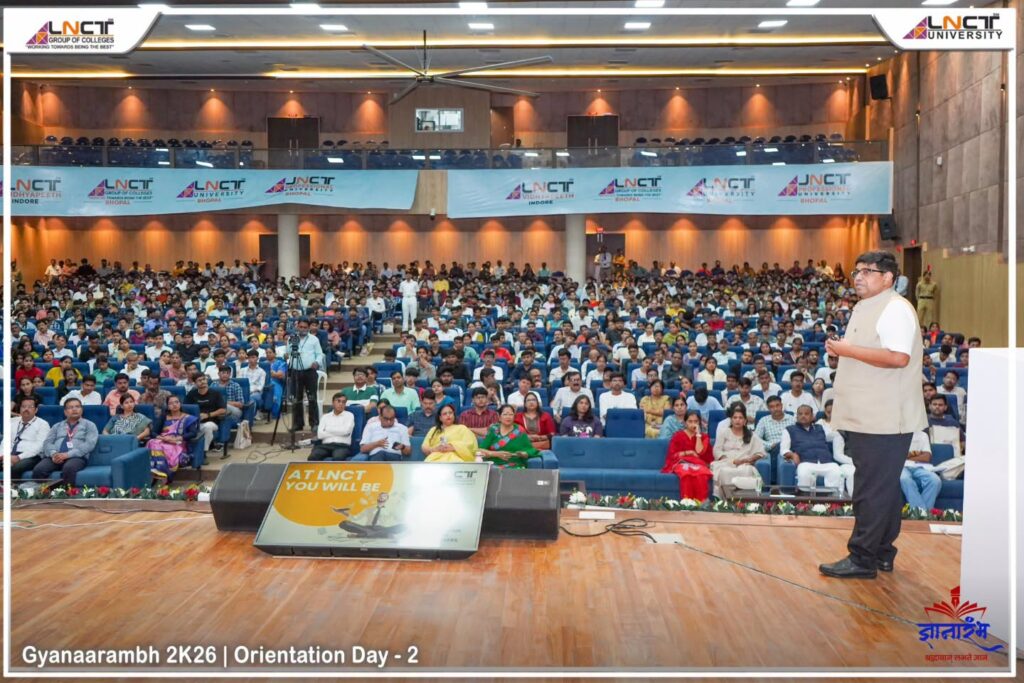 The excitement of Gyanaarambh 2K26 – Orientation Day 2 continues at LNCT! 8