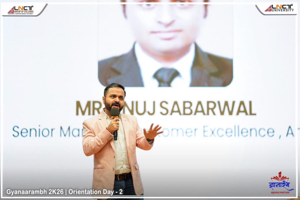 The excitement of Gyanaarambh 2K26 – Orientation Day 2 continues at LNCT! 1