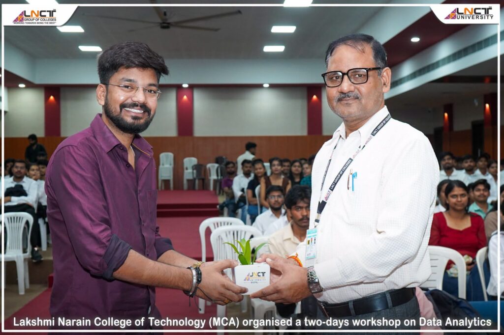 Two-Day Data Analytics Workshop Organised by LNCT MCA 1