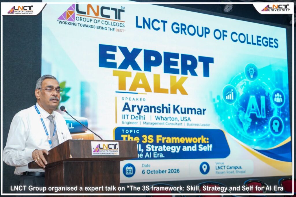 Expert Talk on “The 3S Framework” for the AI Era at LNCT 1