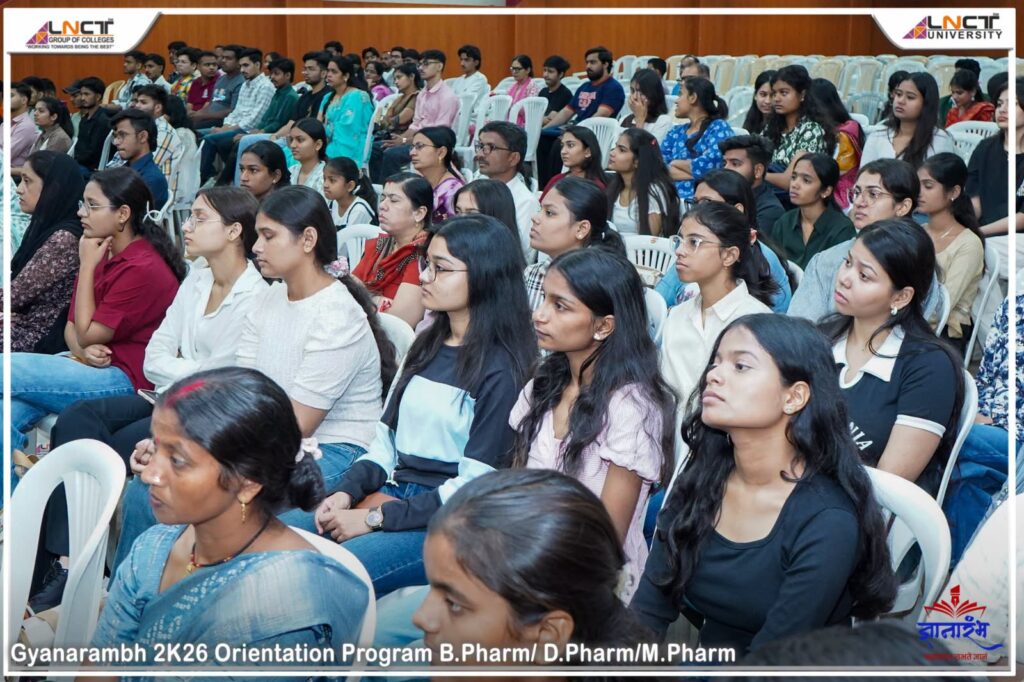 Gyānarambh 2K26 – Pharmacy Orientation Programme at LNCT Bhopal Gyānarambh 2K26 – Pharmacy Orientation Programme at LNCT Bhopal 10