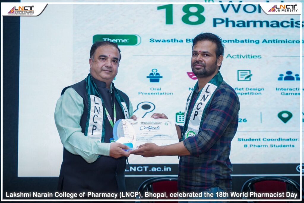 Lakshmi Narain College of Pharmacy, Bhopal Celebrates the 18th World Pharmacist Day with Awareness Activities on Antimicrobial Resistance and Patient Safety 3