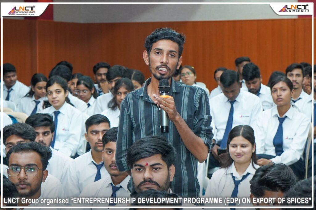 LNCT Entrepreneurship Development Programme on Export of Spices LNCT Entrepreneurship Development Programme on Export of Spices 5