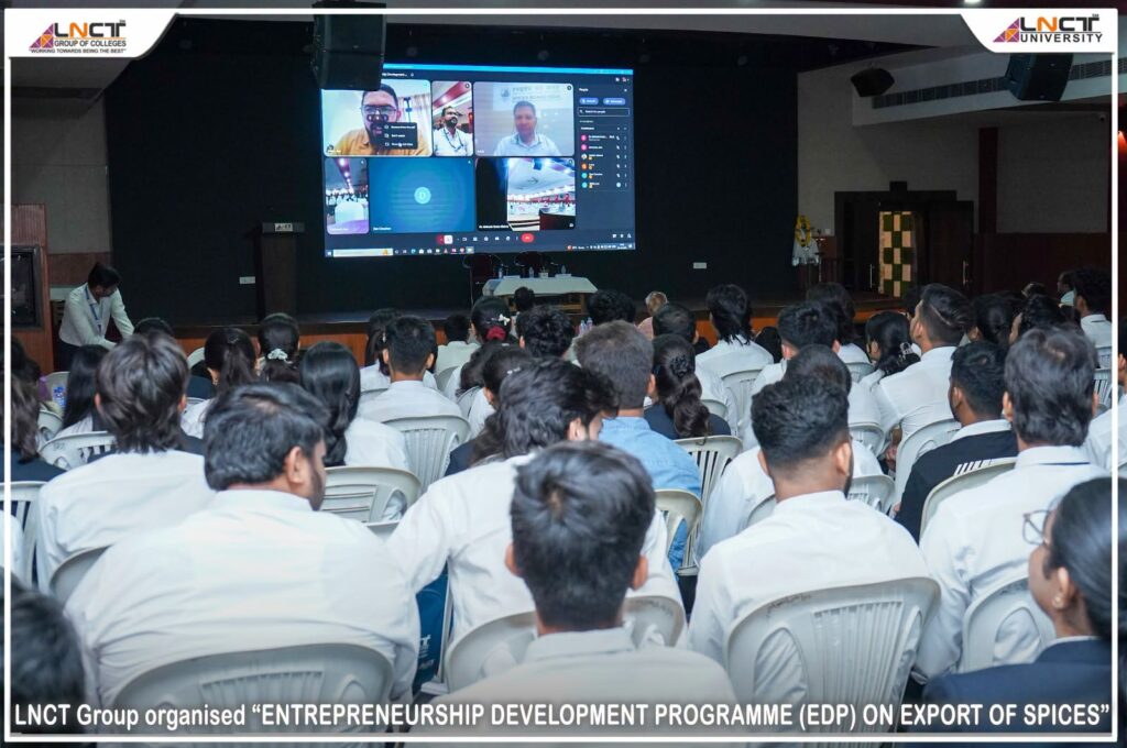 Entrepreneurship Development Programme on Export of Spices at LNCT 1