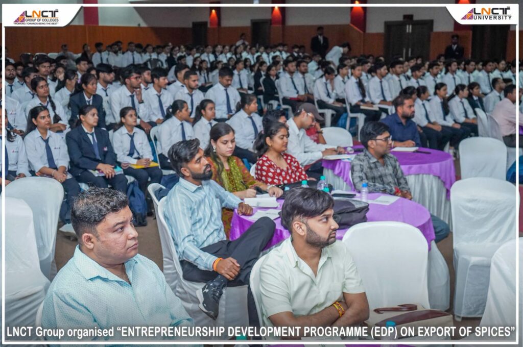 Entrepreneurship Development Programme on Export of Spices at LNCT 3